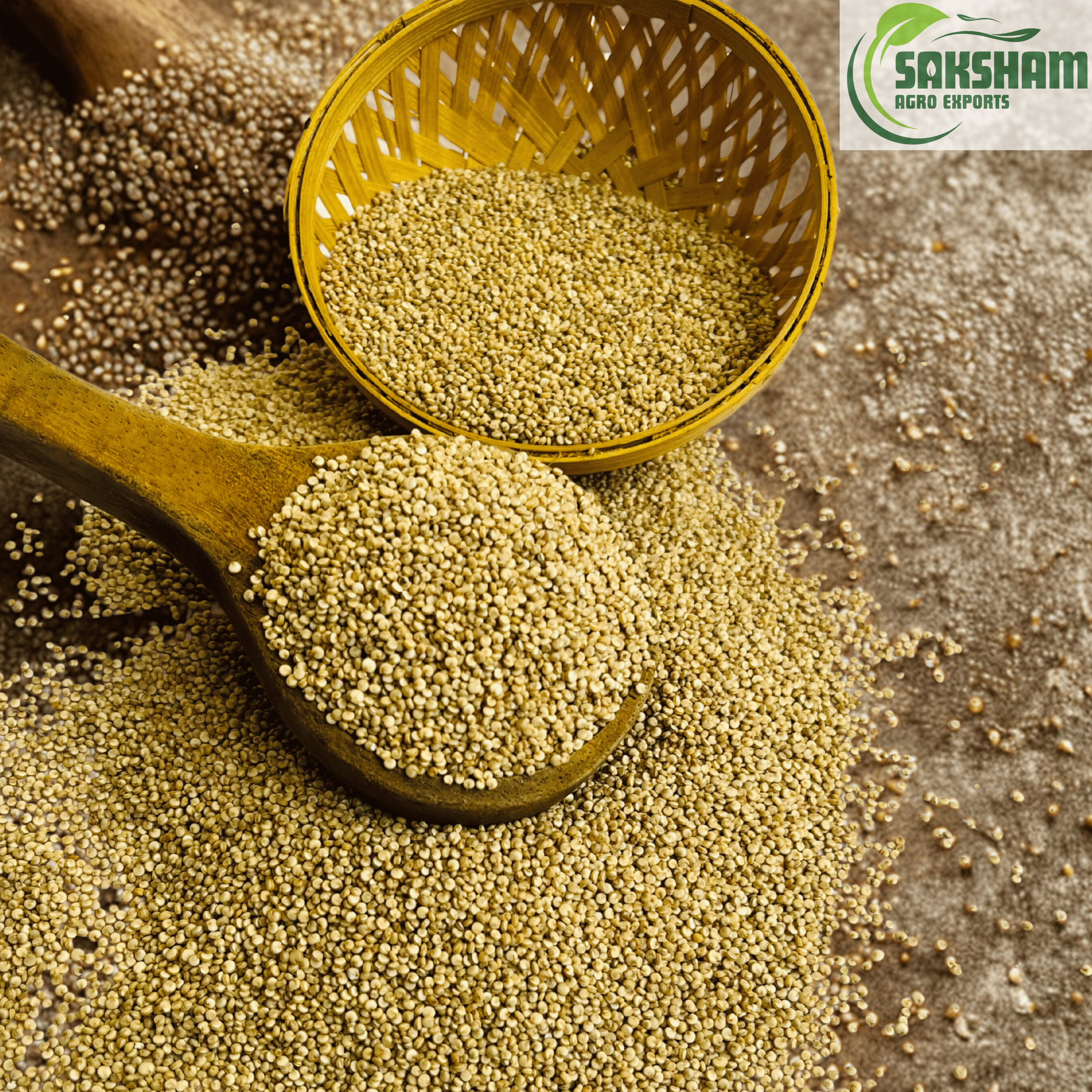 Quinoa, herbs and spices, seeds, millets